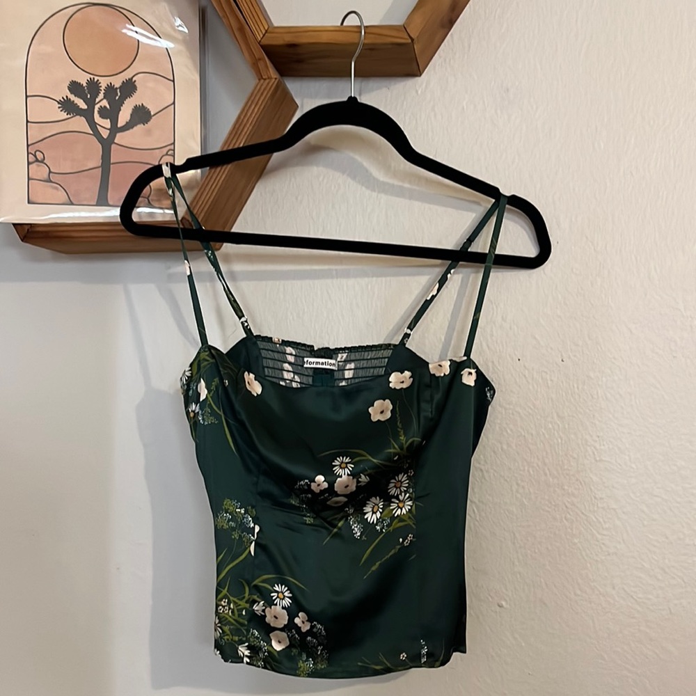 Reformation Overland Silk Top